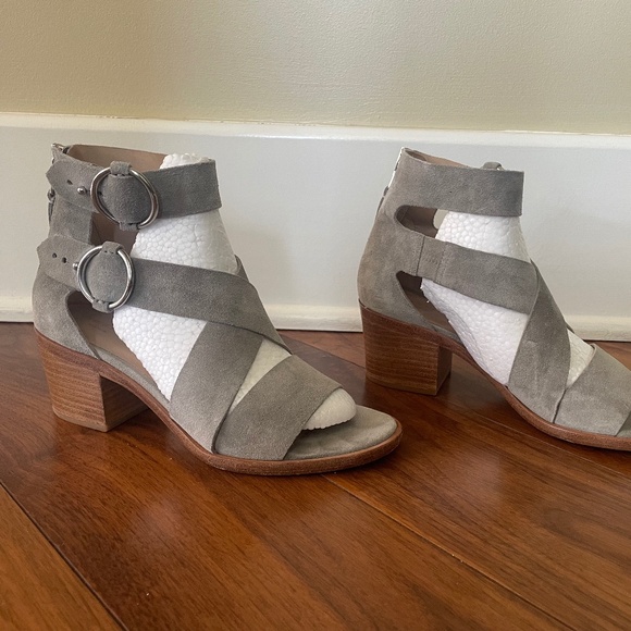 Rag & Bone Mari Strappy Sandal in Grey Suede Sz 7.5 - Picture 13 of 13